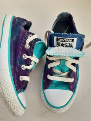 custom purple converse