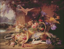 Needlework Crafts Full Embroidery Counted Cross Stitch Kits Elegant Flowers