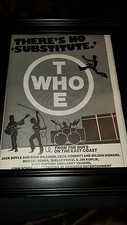 The Who East Coast Promoters Rare Original Promo Poster Ad Framed!