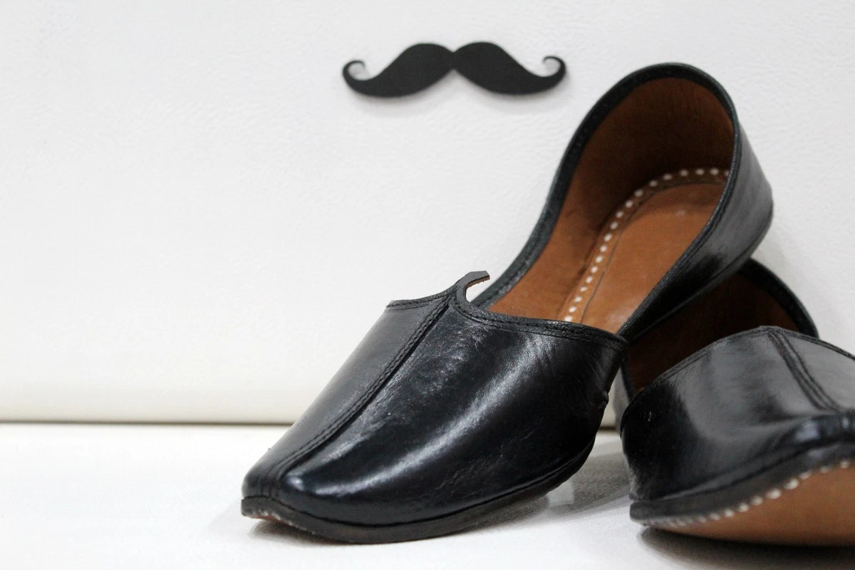 Mens punjabi shoes clearance