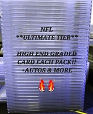 **ULTIMATE TIER** NFL Football Mystery RePack HIGH END GRADED SLAB EVERY PACK!