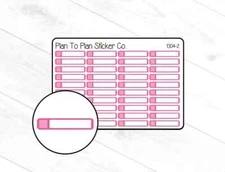 1304-2~~ Little Labels (DARK PINK) Planner Stickers.