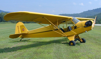 Flyline Model Airplane Plans (RC-FF): Piper J3 Cub 34'' Scale for ¼A Engine