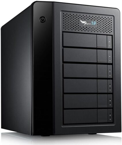 Pegasus32 R6 Promise Technology RAID Storage Thunderbolt 3 - 40Gbps NO DRIVES