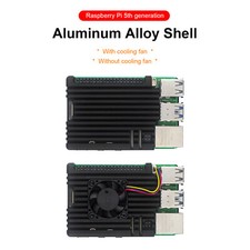 Metal Casing Raspberry pi5 Passive Cooling Casing Optional Cooling Fan US