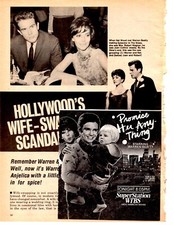 actor WARREN BEATTY  -85 original clippings lot  (approx 1/2 pound)