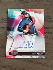 2020 Bowman’s Best of 2020 Autographs Logan Allen #B20-LA Cleveland Indians