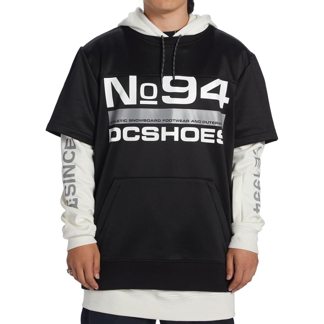 DC DRYDEN HOODIE グレー/ブラック