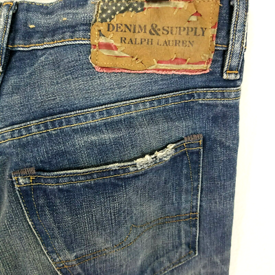 DENIM & SUPPLY Ralph Lauren Jeans Straight Flag Logo Men's W DENIM & SUPPLY Ralph Lauren Jeans Straight Flag Logo Men's W