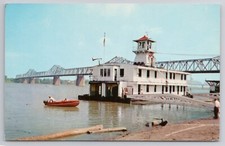 U S Coast Guard Station GR Clark Bridge Louisville KY Unp Chrome Postcard