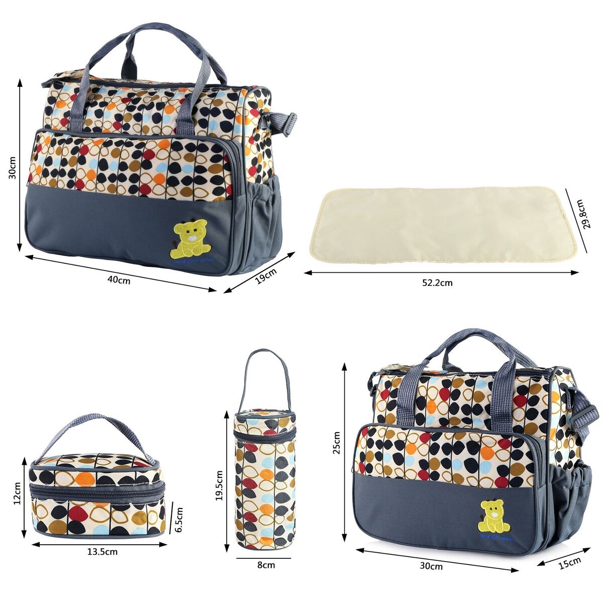 Winnie the pooh diaper bag  Diaper bag set, Bags, Winnie the pooh