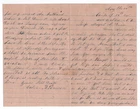 CONFEDERATE CIVIL WAR LETTER - 56th NC Infantry - Guards Against Yankee Attack!