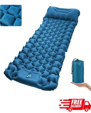 Sleeping Pad with Foot Pump Ultralight Self Inflating Waterproof Camping Mat