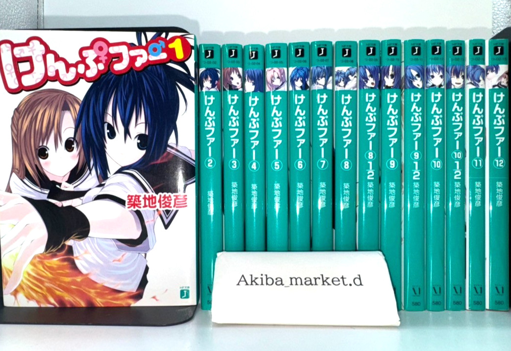 Juego completo de novelas ligeras Kighter Kampfer Vol.1-15 (Vol.1-12 + Extra)