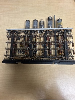 1950s Vintage IBM 700 Series Plug-in Vacuum Tube Module, 5 tubes