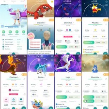Pokemon Acc Go Lvl 70 140 Legendary /168 Shiny /10 Perfect