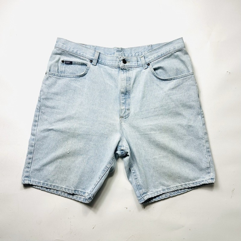 Lee Denim Shorts Jorts 40 Relaxed Fit