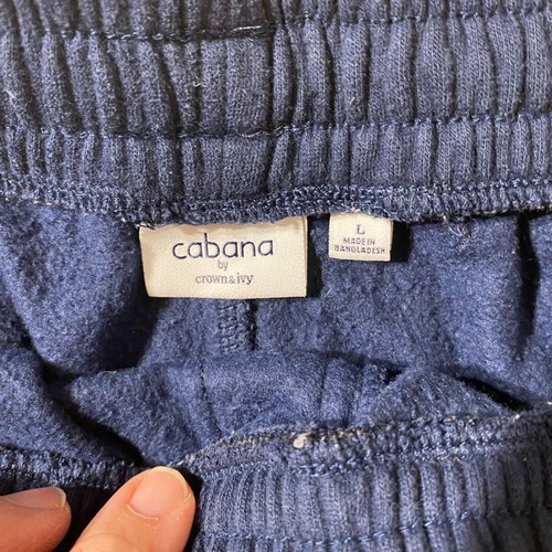 Crown & Ivy Cabana Navy Shorts Large (NK) - Picture 6 of 9
