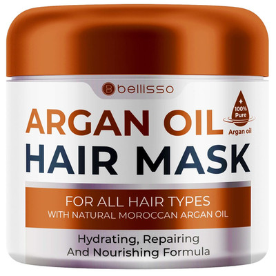 Moroccan Argan Oil Mask - Deep Conditioning Moisturizer for Dry, Extremely Damag