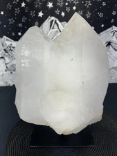 Large Milky Quartz Point Big Natural Quartz Crystal Cluster Twin Point A17