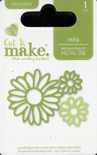 Cut & Make Floral Cutting Die for cardmaking, scrapbooking, crafts