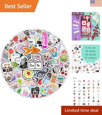 100 Waterproof Science Stickers for Classroom Decor Personalization