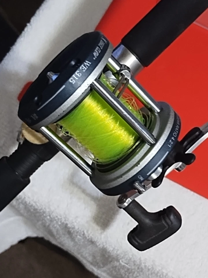 Caña de pescar de arrastre resistente Stik 6' mediana 15-30 lb y carrete garra de águila Foto 4 de 4