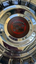 1956 Cadillac Sombrero Hubcaps Set Of 4 - All Original - Refurbished - Beautiful 1956 Cadillac Sombrero Hubcaps Set Of 4 - All Original - Refurbished - Beautiful