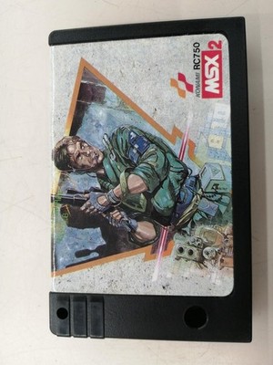 MSX2 METAL GEAR 1987 RC750 KONAMI Action Adventure Game Case