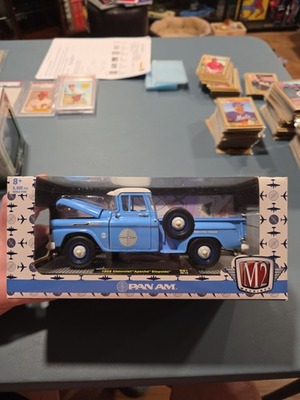 #ad #ad M2 Pan Am 1:24 1958 Chevrolet Apache Stepside R81 2020 Blue $45.00