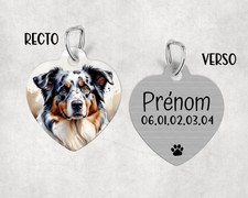Médaille pour chien Berger australien personnalisable