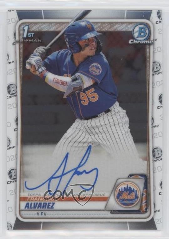 2020 Bowman Chrome Prospect Auto Francisco Alvarez #CPA-FA
