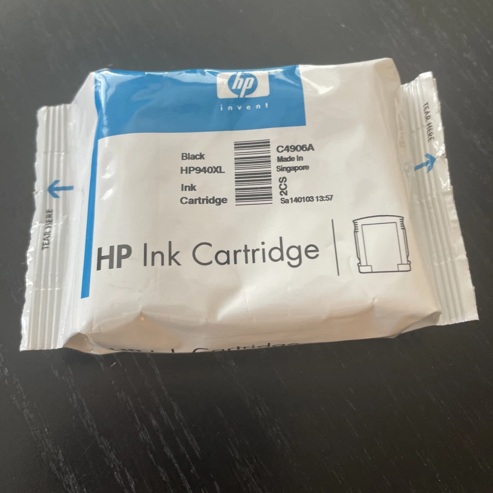 New!! Genuine HP INK CARTRIDGE BLACK HP940XL C4906A Magenta C4908A + 4 Used? - Image 2 of 4
