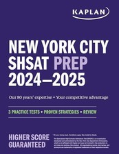 NEW YORK CITY SHSAT PREP 2024-2025 3 Practice...