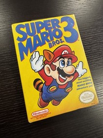 1990 NINTENDO SUPER MARIO BROS. 3 SIGILLATO IN FABBRICA NES SIGILLO OVALE NUOVO MENTA *LEGGI*
