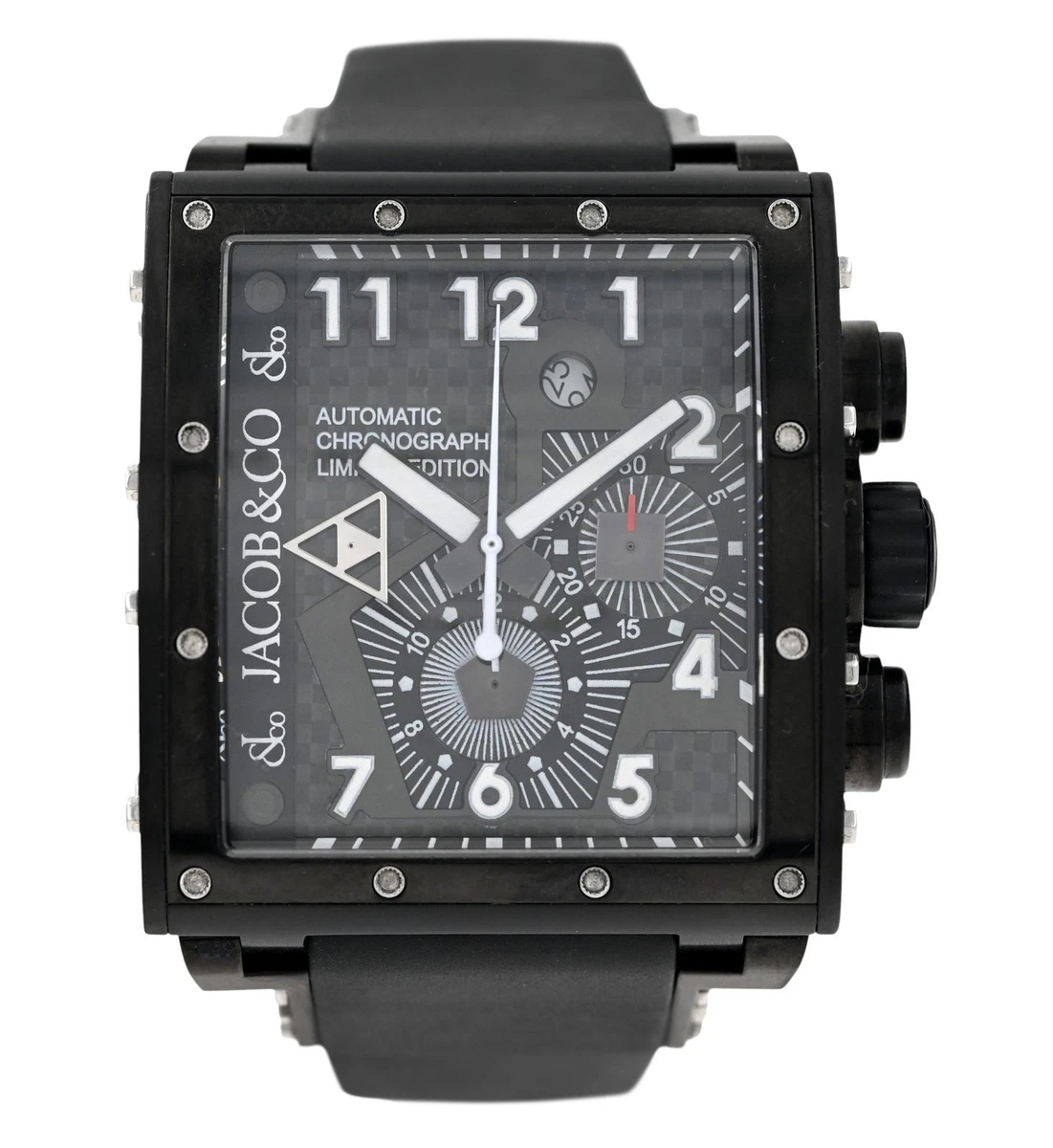 JACOB & CO. クロノグラフ ブラック腕時計 Black JACOB & Co. Wristwatches for sale | eBay