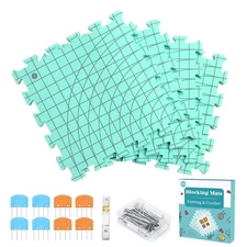 Blocking Mats for Knitting & Crochet Project Extra Thick Knitting Blocking Bo...