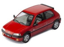 IXO 1/43 Peugeot 106 XSI Le Mans 1993 Diecast Metallic Red [Age 13+]