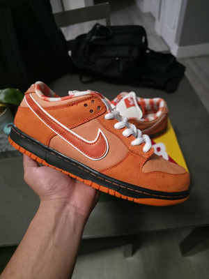 Nike SB Dunk Low QS Orange Lobster Concepts size 9