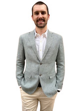 Boston Fine Tailoring - Lazio - Linen Wool Blend Sportscoat - Green