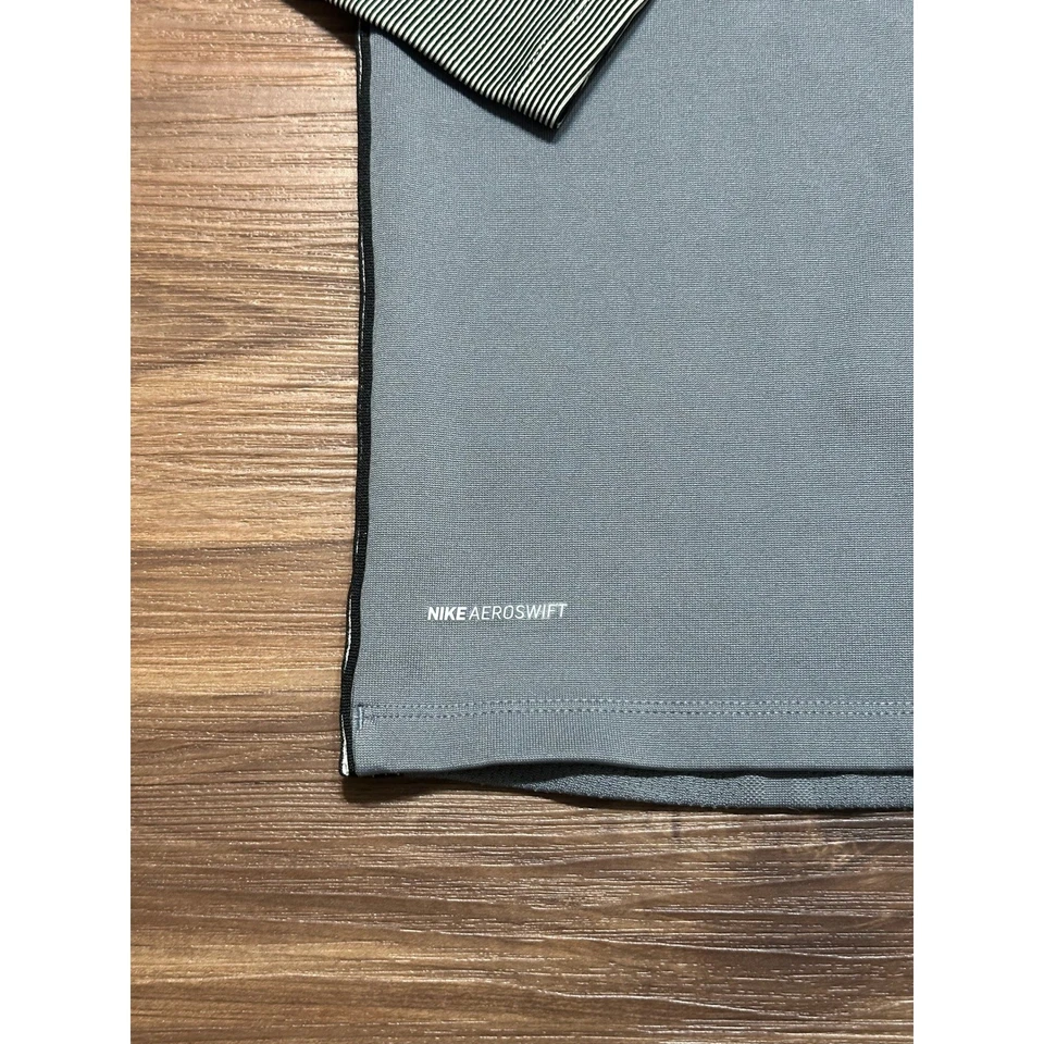 Nike Aeroswift Men's Performance 1/4 Zip Soccer Drill Top Pullover Gray Size S - Image 2 of 4