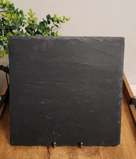 Crate & Barrel Slate Cheese Serving Board 12"x12" NEW w/tag