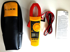 FLUKE 337 TRUE RMS CLAMP METER - With Leads, Instruction Card And Case 🔥