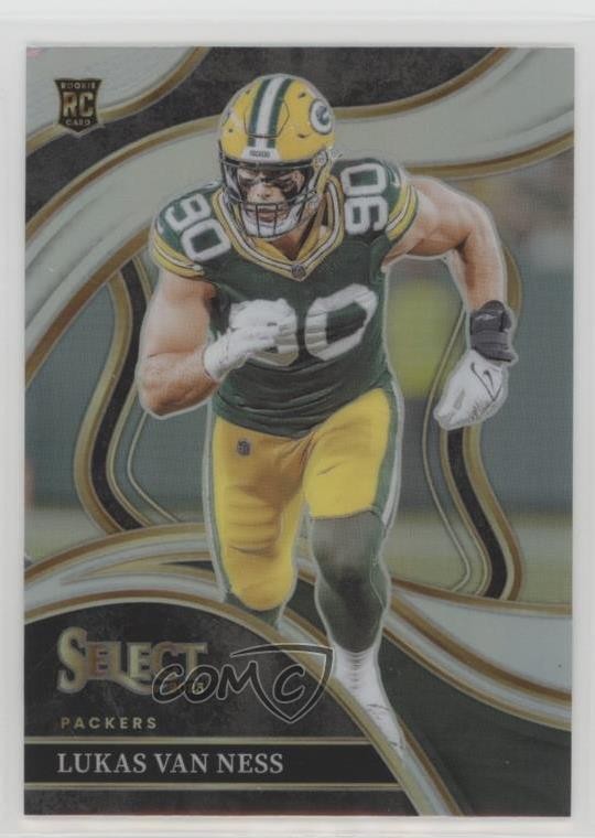 2023 Panini Select Club Level Silver Prizm Lukas Van Ness #239 Rookie RC 1jj7