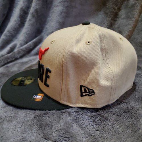 Cappello Berretto Miami Heat Culture New Era 59Fifty Army Marrone Nero Rosso Taglia 7 3/4 - Foto 4 di 11