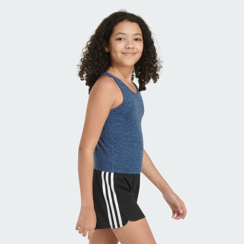 adidas kids adidas Sleeveless Mélange Training Tank Top - Picture 5 of 5