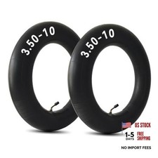 2 PCS 3.50-10 Inner Tube 10 inch Scooter Tube with Bent Valve Stem
