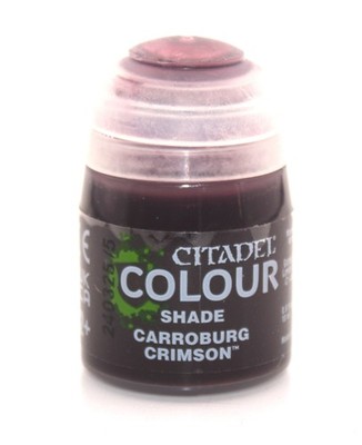 Warhammer 40K/Age of Sigmar Citadel Color ShadeCarroburg Crimson  - NEW
