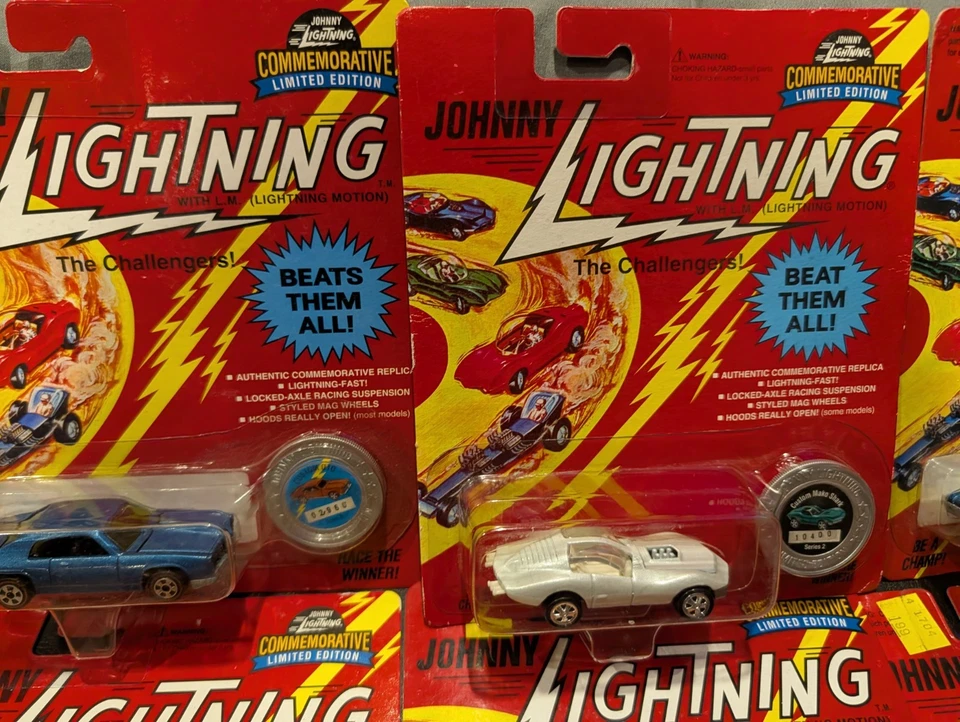 Vintage JOHNNY LIGHTNING 1995 Commemorative LIMITED EDITION NIP Lot Of 17 Cars - Image 3 of 4