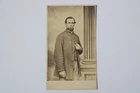 ANTIQUE METCALF WOONSOCKET RI CIVIL WAR SOLDIER CDV PORTRAIT PHOTO